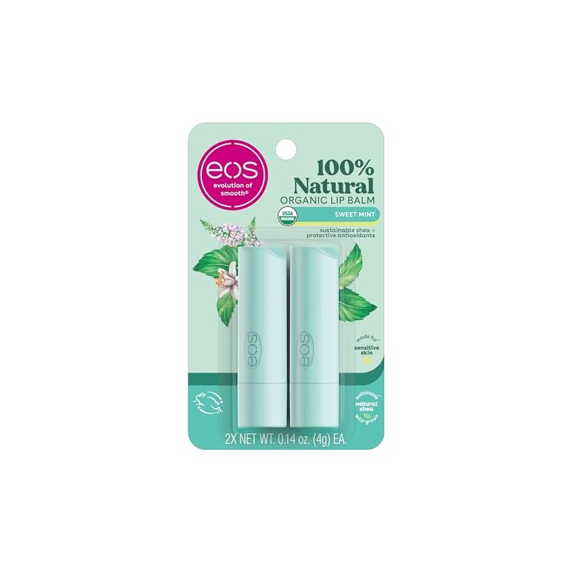 eos Organic Stick Lip Balm - Sweet Mint