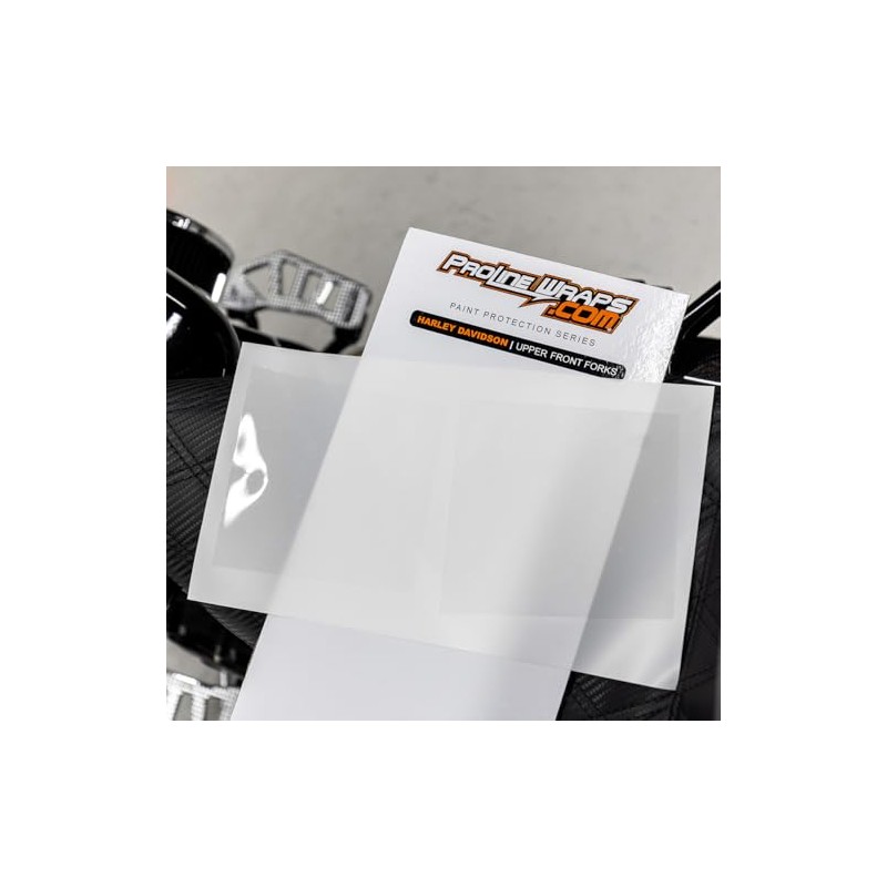 Proline Wraps PPF Kit for Motorcycle Front Upper Shocks, Clear