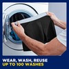 TENA Men's Washable Protective Boxers, Light Absorbency, XXXL, Black, 1