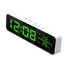 Daiilg Tuya WiFi Temperature and Humidity Alarm Clock Multi-Function LED