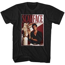 Scarface - Mens Scarface T-Shirt, Size: XXX-Large, Color: Black