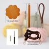 MiiMoo Portable Yarn Holder - Wooden Yarn Spool Holder with