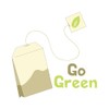CafePress Go Green Bumper Sticker 10"x3" Rectangle Bumper Sticker Car