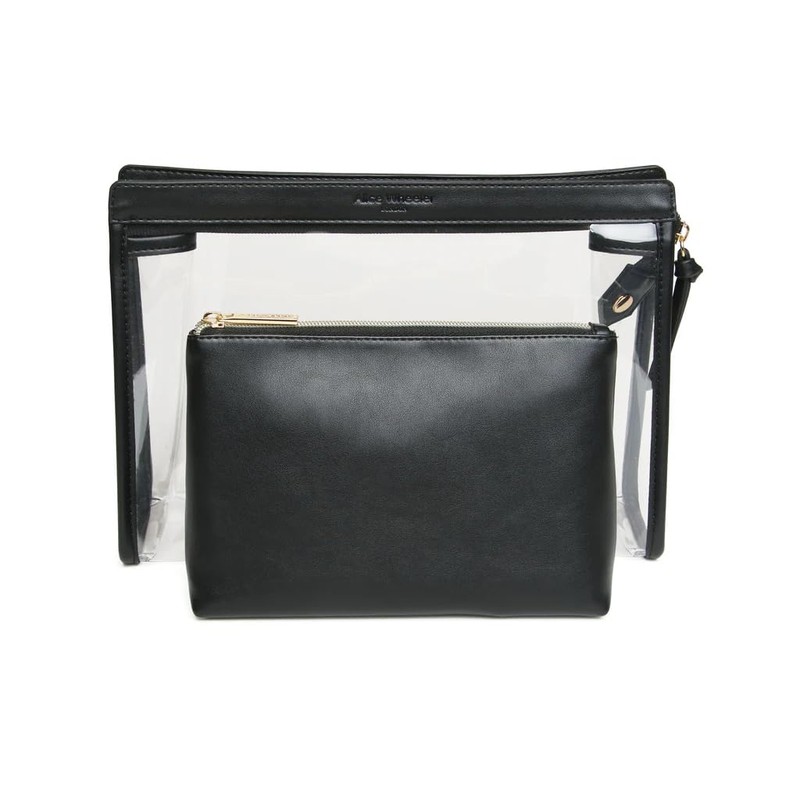 Alice Wheeler 2 Piece Vegan Leather Nappa Effect Beauty Set