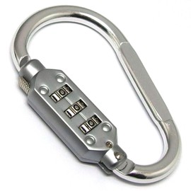 Kontec Dial-Type Lock, D-Lock, Silver, Small