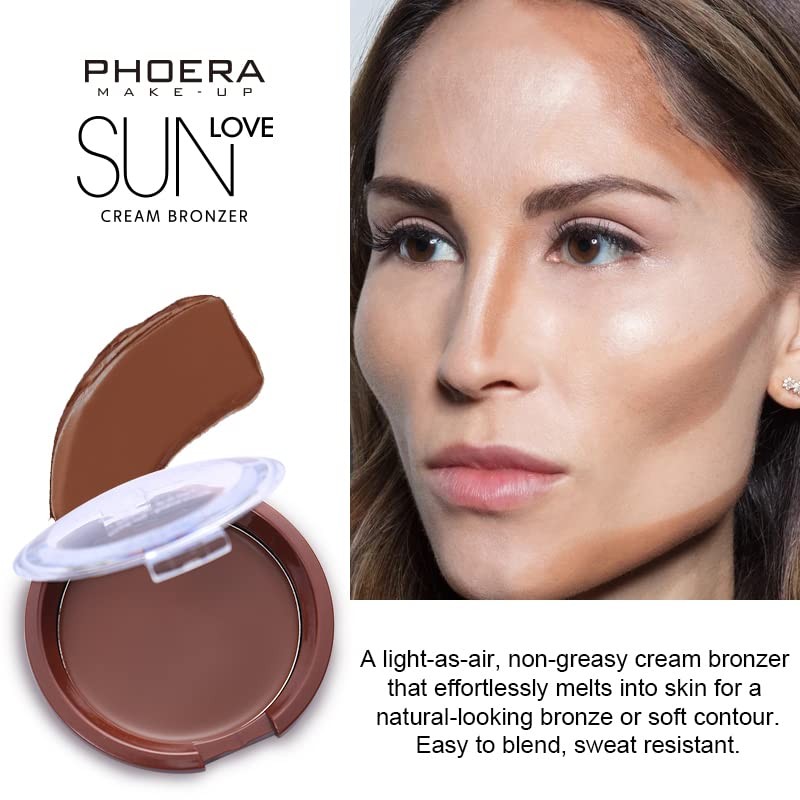 Phoera Blendable cream bronzer sun love cream natural looking matte