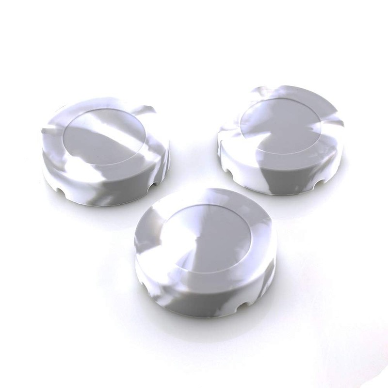 2Pack Silicone Ashtray, JCSMARTEC Unbreakable Rubber High Temperature Heat Resistant