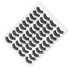 20 Pairs Makeup False Lashes Salon Long Curly Thick ThreeDimensional