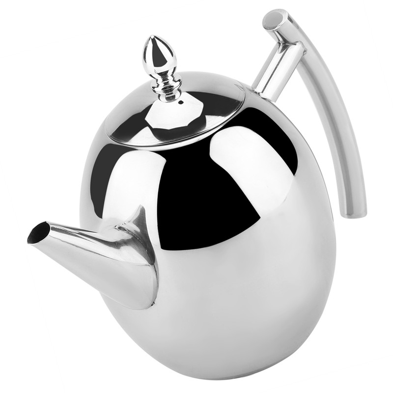 Stainless Steel Teapot Tea Coffee Water Kettle Container with Removable