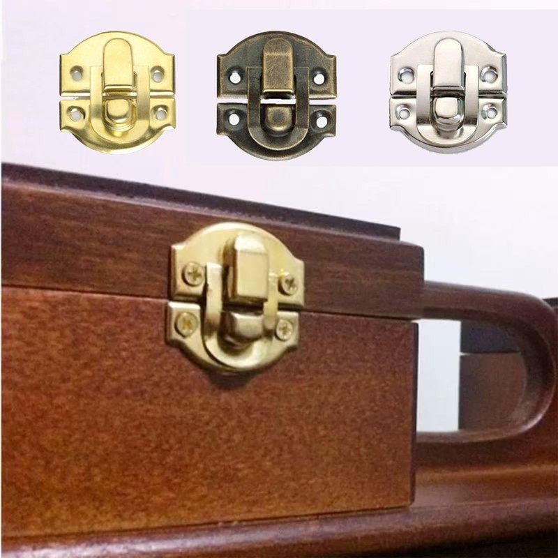 25PCS Box Latch,Antique,Toggle Catch Latch Clasp,Bronze Decorative Hasp,Jewelry Box Lock