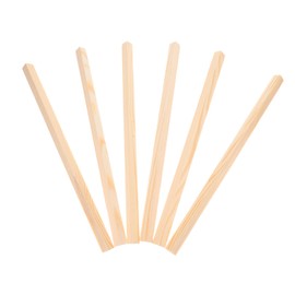 LIFKOME 6pcs Pine Wood Triangle Window Trim Strips Stylish Molding Wood for Decor