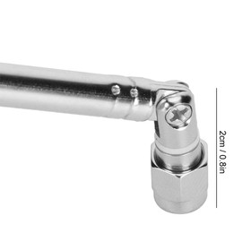 Yosoo Health Gear Antena Telescópica, Conector Macho SMA Antena Aérea Telescópica de Repuesto para Receptor de Radio Estéreo TV Am FM