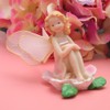 4Pcs/Set Fairy Statue Elf Sculpture Art Craft Outdoor Courtyard Garden