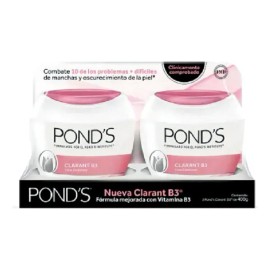 Pond’s Clarant B3 pack 2 × 400 g | aclara manchas y humecta todo tipo de piel