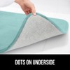 Gorilla Grip Thick Memory Foam Bath Rugs, Soft Absorbent Velvet