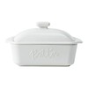 FE Butter Dish, 10 oz Ceramic Butter Keeper with Water