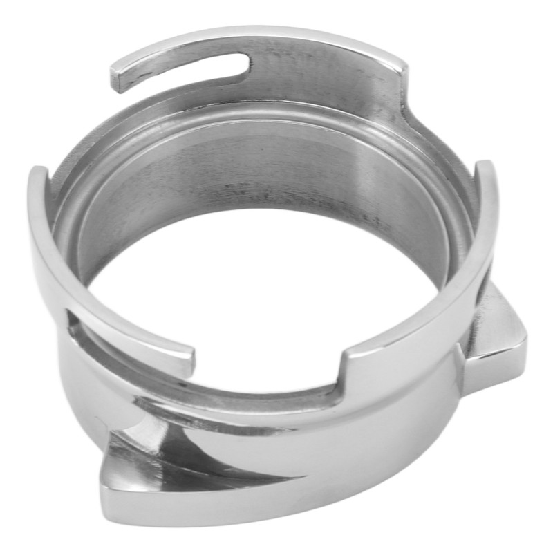 Coffee Dosing Funnel Stainless Steel Firmly Link Easy Installation Rotatable