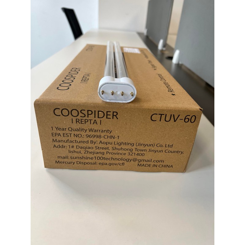 coospider-repta 60W UV Sanitizer Light, Portable Ultraviolet Light with 3-Gear