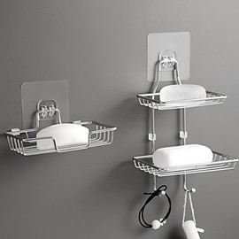 Stainless steel attached non-perforated soap stand soap holder 1 stage 2nd stage 1st stage 10ea