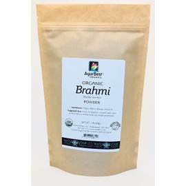 Ayurbest Organics - Brahmi powder, Organic USDA certified, Kosher - Bacopa monnieri (1 lb)