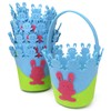 Needzo Colorful Felt Easter Baskets with Handles, Small Gift Bags
