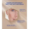 NIVEA 3-in-1 Hyaluronic Serum Foundation Dark (30 ml), Anti-Age Foundation