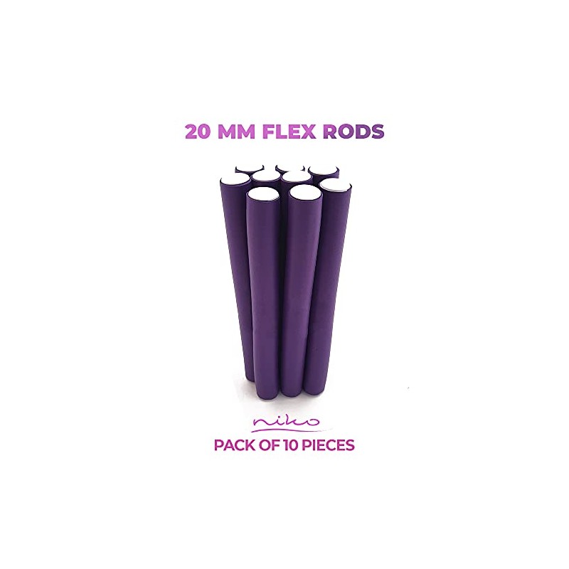 NIKO Pack of 10 Twist Flex Rods - Foam Flexible