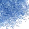 PATIKIL Decorative Glass Gravel 450g/1lb 3-6mm, Irregular Glitters Stone Beads