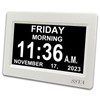 SSYA Digital Calendar Alarm Clock - Dementia Clocks for Vision