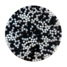 Reuseable Picky Pad BIG DADDY PATTY Over 650 Beads, Biodegradable, Great Stress Relief, Fidget Toy, Improve Fine Motor Skills Colorful Beaded Multifunction:_Black & White without Mold