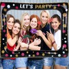 32PCS Party Photo Booth Selfie Props,Funny Selfie Props Kit,Inflatable Party