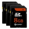 Synergy Digital 8GB Secure Digital SDHC UHS-I Memory Cards, Compatible
