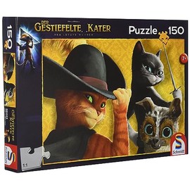 Schmidt Spiele Cat 56443 The Puss and His Friends in Boots 150 Pieces Children's Puzzle