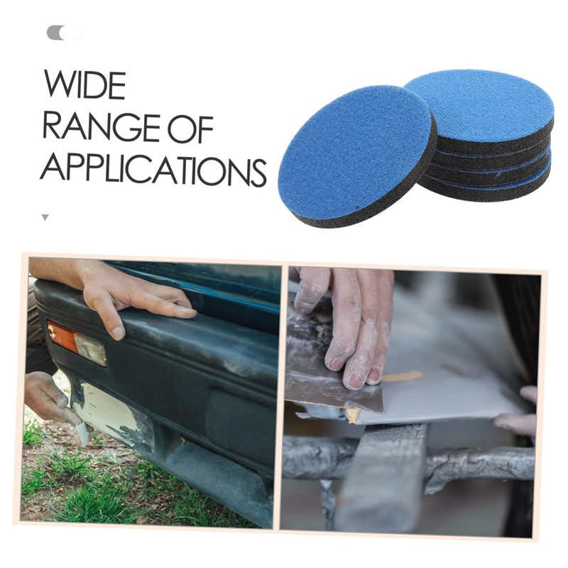 Mikinona 5PCS Car Glass Polishing Discs Scratch Remover Pads for