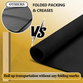 Lnoauys Large Mahjong Mat with Rolled Packaging & No Creases, Anti Slip and Noise Reduction 31.5 * 31.5 Inch Mahjong Mat for Table, Poker, Dominoes and Other Board Game Mat