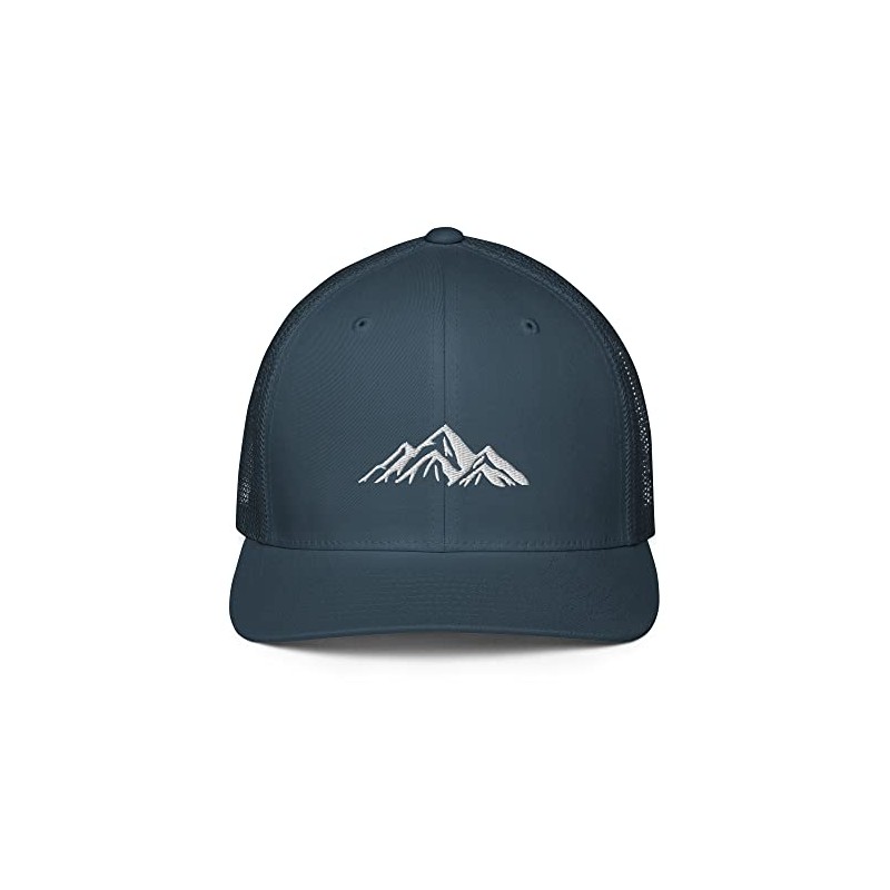 MTN TOOL Mountains Embroidered Closed-Back Trucker Cap