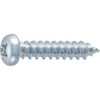 TRUSCO Pan Head Tapping Screw Trivalent White M5 x Pack of 46 3-Pack, b7070520