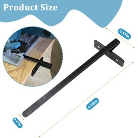 Circular Saw Guide Rip Fence Kit 164095-8 Fits For Makita Circular Saws rip fence 5621DWA, 5007NB, 5005BA, 5007NB, 5057KB, 5046DWB (1 Pcs Black)