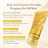 medicube Kojic Acid Turmeric Overnight Wrapping Peel Off Mask –