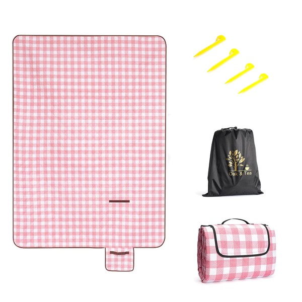 Oak & Tea Picnic Blanket Waterproof 150x200 CM Foldable Picnic