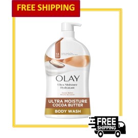 Olay Ultra Moisture Body Wash for Women B3 Vitamin Complex,Cocoa Butter 33 Fl Oz