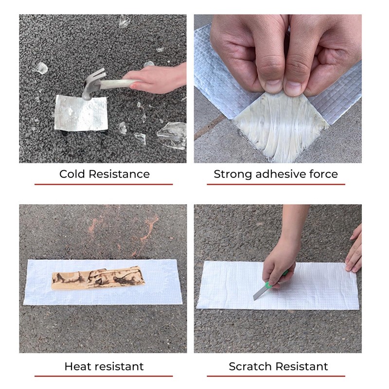 LCyindu Butyl Waterproof Tape 2" x 16.4',Outdoor Leakproof Tape for