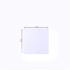 Vaessen Creative Small Square Florence Blank Craft Cards, White, Set