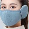 겨울 귀마개 마스크 오토바이 골프 스포츠마스크블루 Winter Ear Muffs Mask Motorcycle Golf Sports Mask Blue