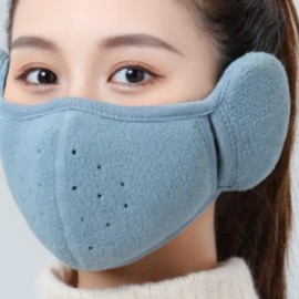 겨울 귀마개 마스크 오토바이 골프 스포츠마스크블루 Winter Ear Muffs Mask Motorcycle Golf Sports Mask Blue