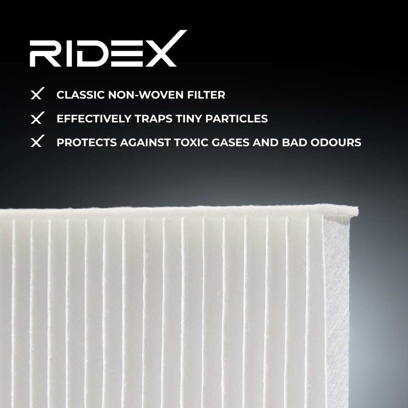 RIDEX 424I0039 Cabin Air Dust Filter, Pollen Filter, Micro Filter