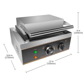 GorillaRock Mini Donut Maker | Electric Donut Making Machine | 110V (6 round)