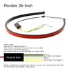 iJDMTOY 36-Inch Flexible Rear Windshield 3rd Brake LED Light Strip