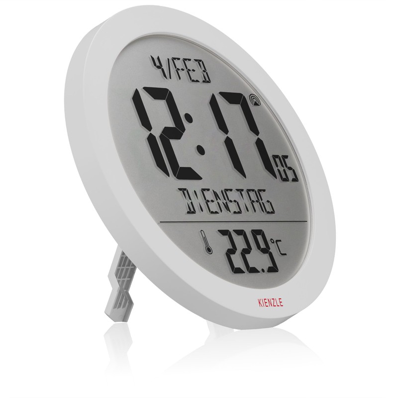 Kienzle Radio Wall Clock Table Clock with Temperature Display 18.7