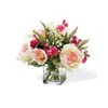 Peony & Ranunculus Silk Flower Arrangement